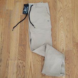 True Religion sweatpants dark beige men's M